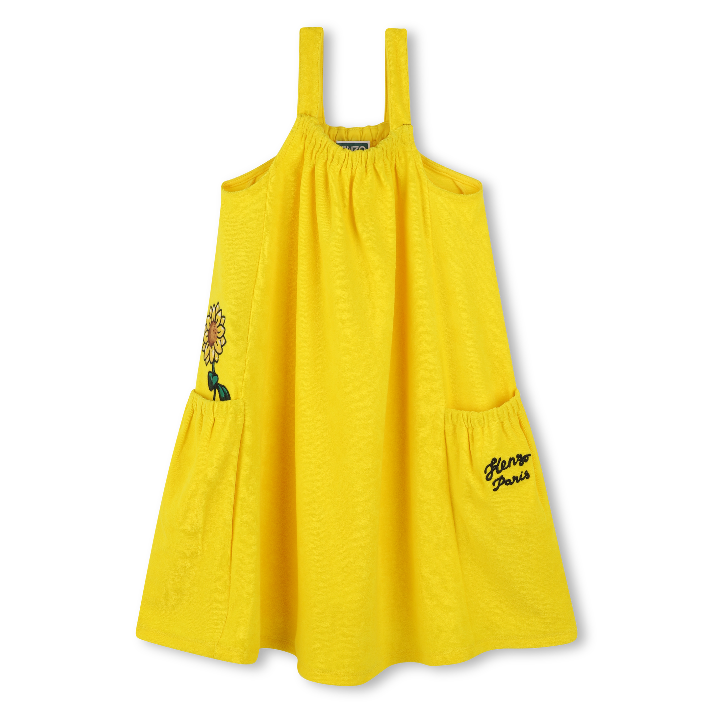 Look de niña Kenzo: vestido colorido y de moda, ropa infantil premium y de lujo en Kidsaround