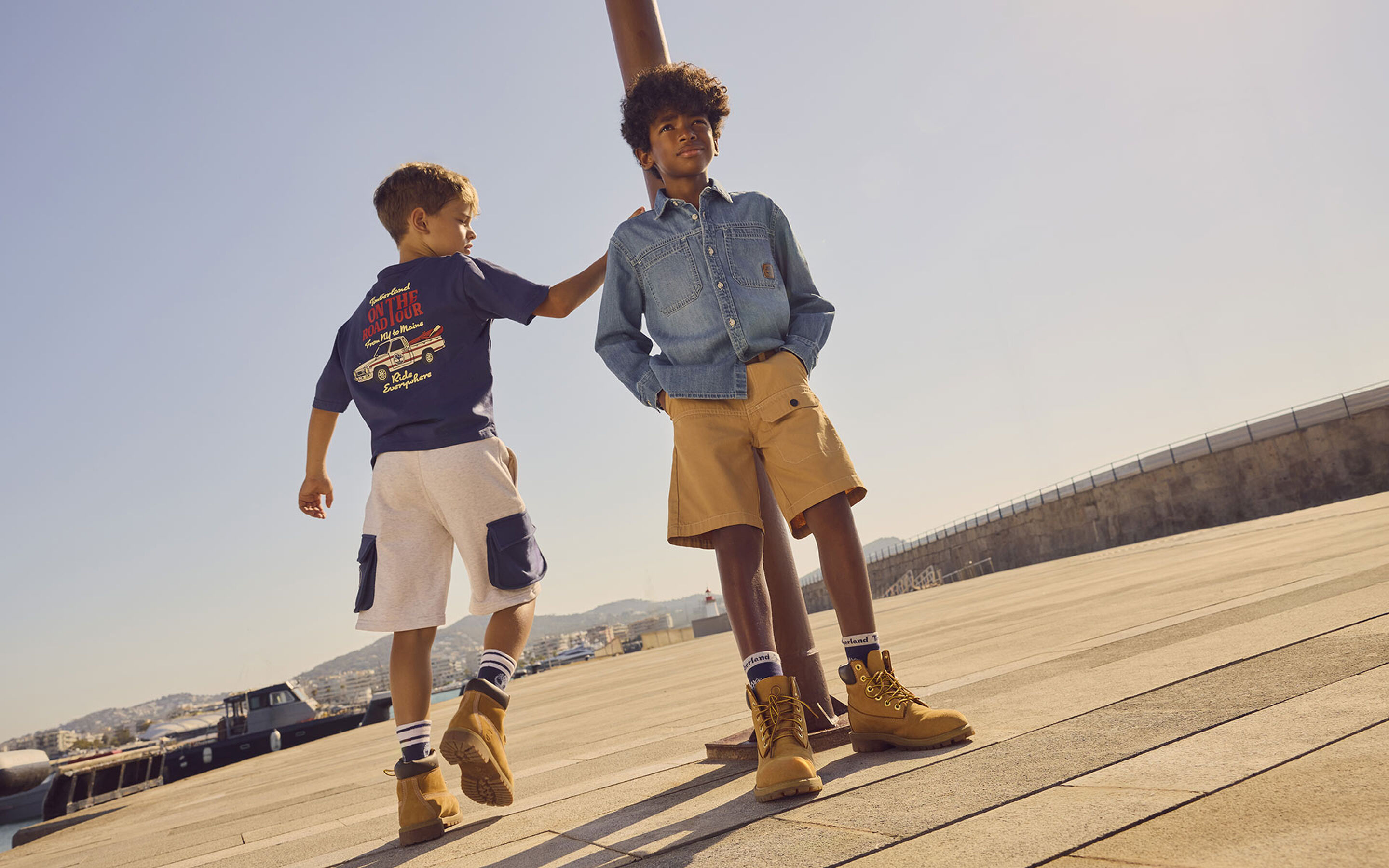Sudadera Timberland moda para ni&ntilde;os