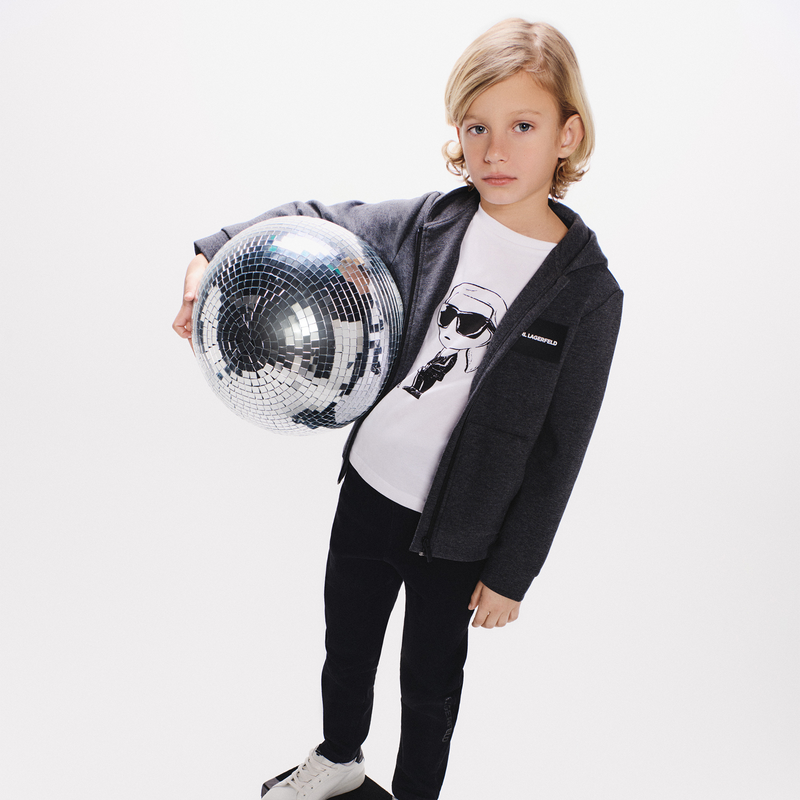 Sudadera con capucha KARL LAGERFELD KIDS 
                        NI&Ntilde;O