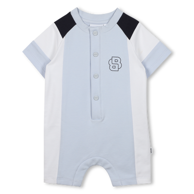 Mono corto tricolor BOSS NI&Ntilde;O