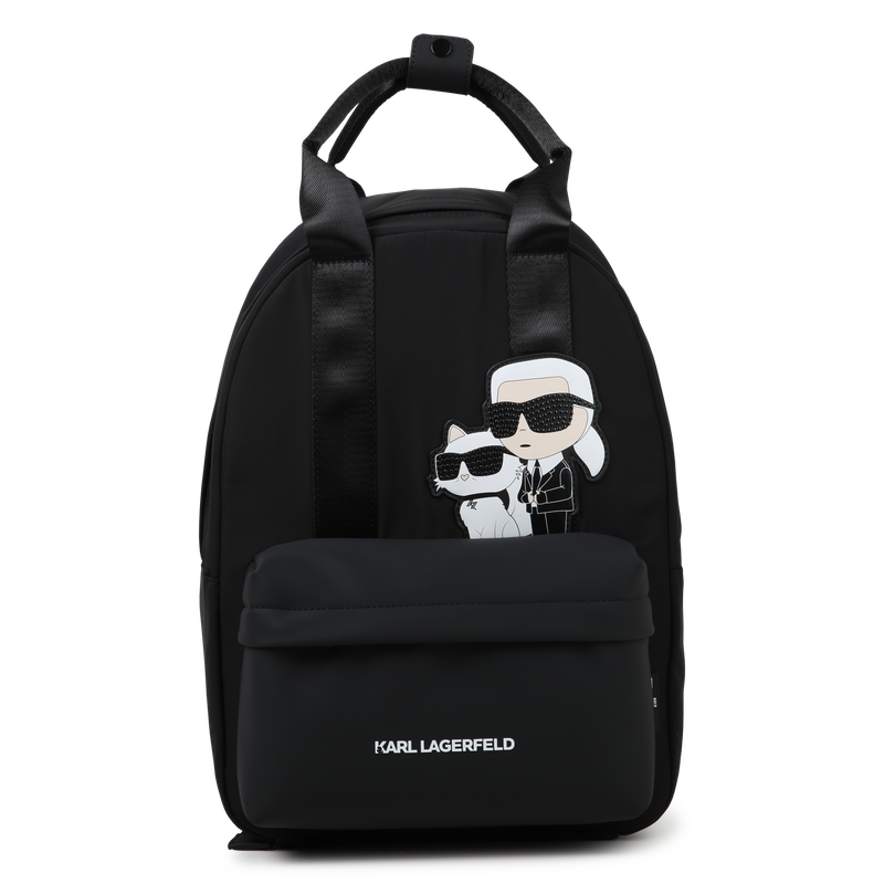 Mochila con parche fantas&iacute;a KARL LAGERFELD KIDS 
                        NI&Ntilde;A