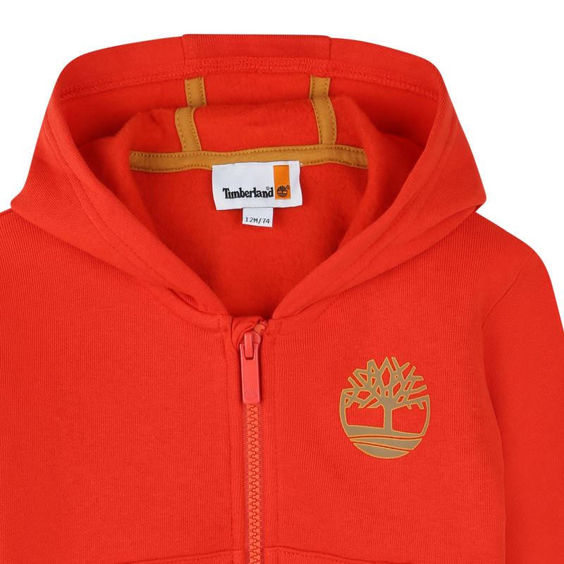 Sudadera cremallera y capucha TIMBERLAND 
                        NI&Ntilde;O