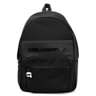 Mochila con logo en relieve KARL LAGERFELD KIDS 
                    NI&Ntilde;O