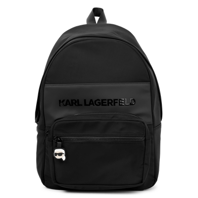 Mochila con logo en relieve KARL LAGERFELD KIDS NI&Ntilde;O