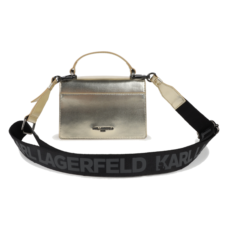 Bolso de mano en tejido recubierto de grano fino KARL LARGERFELD KIDS 
                        NI&Ntilde;A