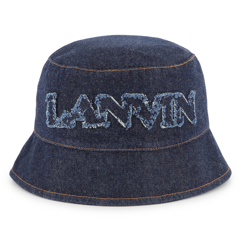 Gorro vaquero con la marca LANVIN 
                        NI&Ntilde;A