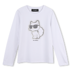 Camiseta de manga larga, BLANCO, hi-res