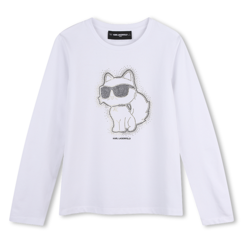 Camiseta de manga larga KARL LAGERFELD KIDS 
                        NI&Ntilde;A