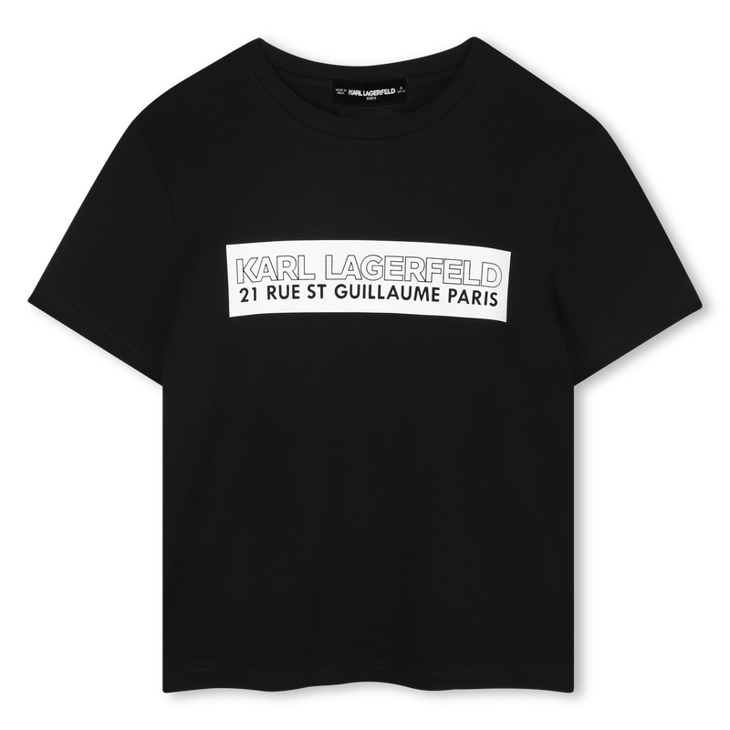 Camiseta de manga corta KARL LARGERFELD KIDS 
                        NI&Ntilde;O