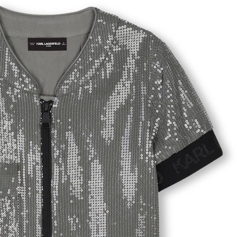 Vestido de manga corta KARL LAGERFELD KIDS 
                        NI&Ntilde;A