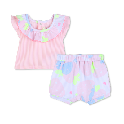 CONJUNTO CAMISETA + PANTAL&Oacute;N CORTO BILLIEBLUSH NI&Ntilde;A