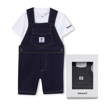 CONJUNTO DE MONO Y CAMISETA TIMBERLAND NI&Ntilde;O
