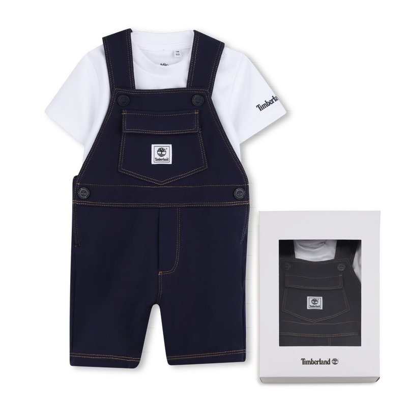 CONJUNTO DE MONO Y CAMISETA TIMBERLAND 
                        NI&Ntilde;O