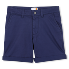 Bermudas de sarga el&aacute;stica, AZUL MEDIEVAL, hi-res