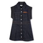 Vestido de denim LANVIN 
                    NI&Ntilde;A