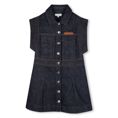 Vestido de denim LANVIN NI&Ntilde;A