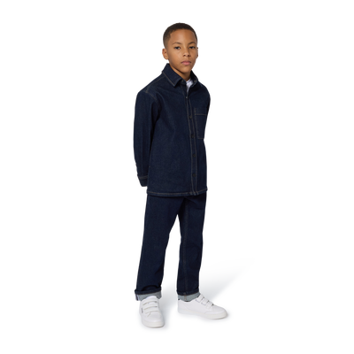 Zapatillas de piel de vacuno BOSS NIÑO