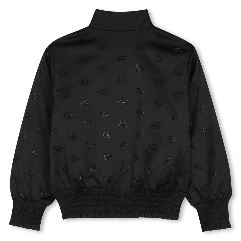 C&aacute;rdigan de sat&eacute;n KARL LAGERFELD KIDS 
                        NI&Ntilde;A