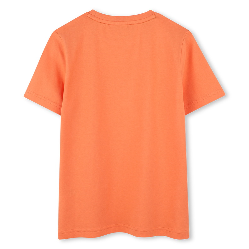 Camiseta algod&oacute;n y manga corta BOSS 
                        NI&Ntilde;O