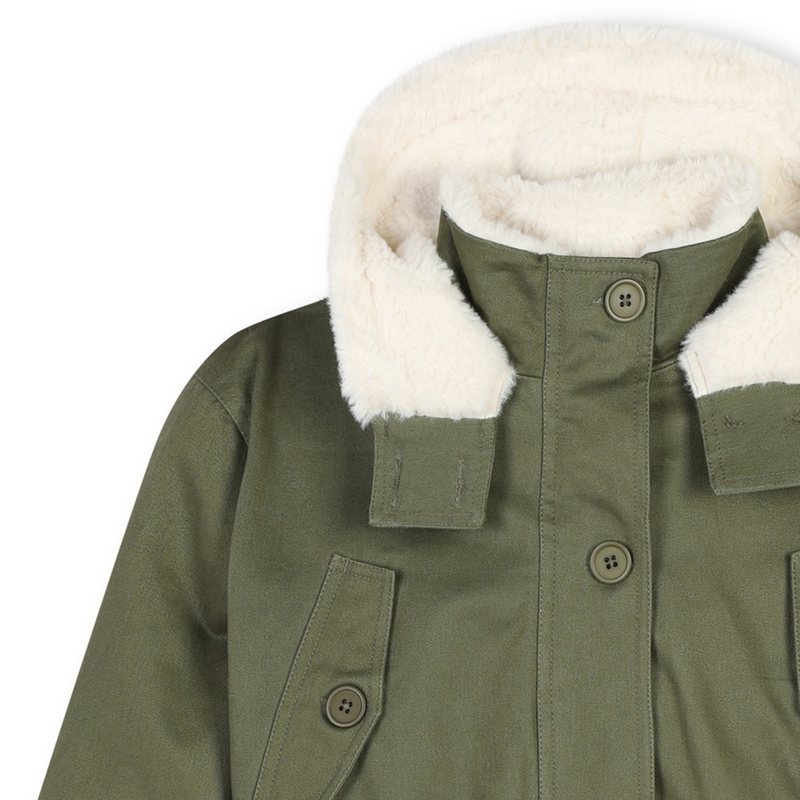 Parka con capucha y bolsillos MARC JACOBS 
                        NI&Ntilde;A