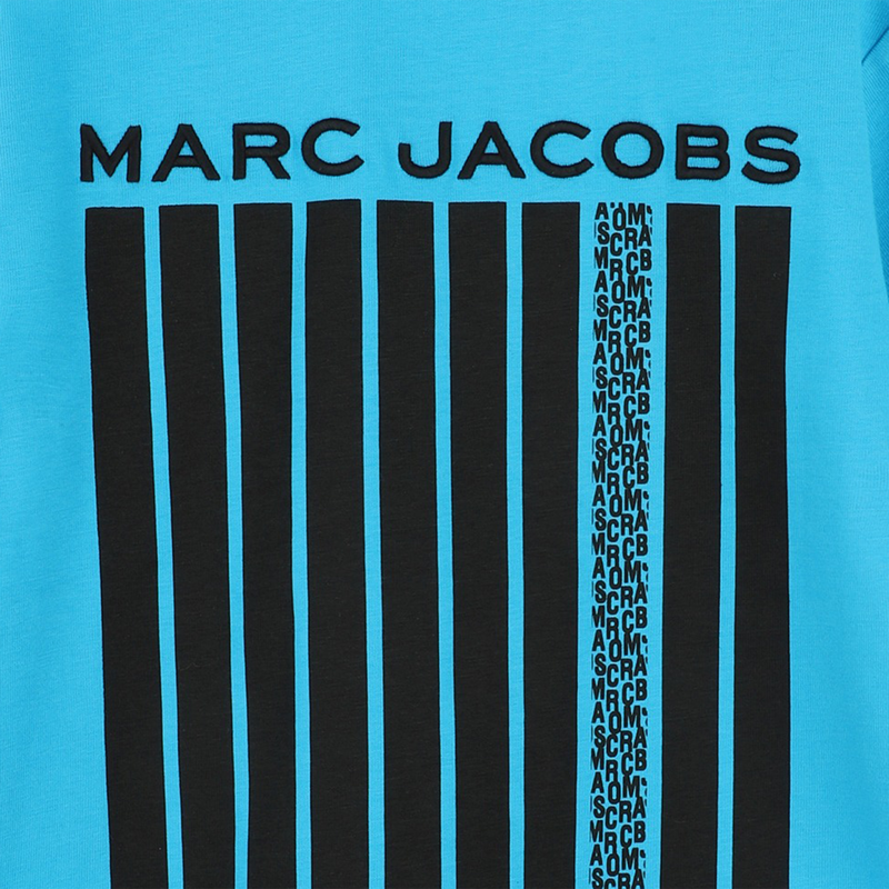 Camiseta de algod&oacute;n bicolor MARC JACOBS 
                        NI&Ntilde;O