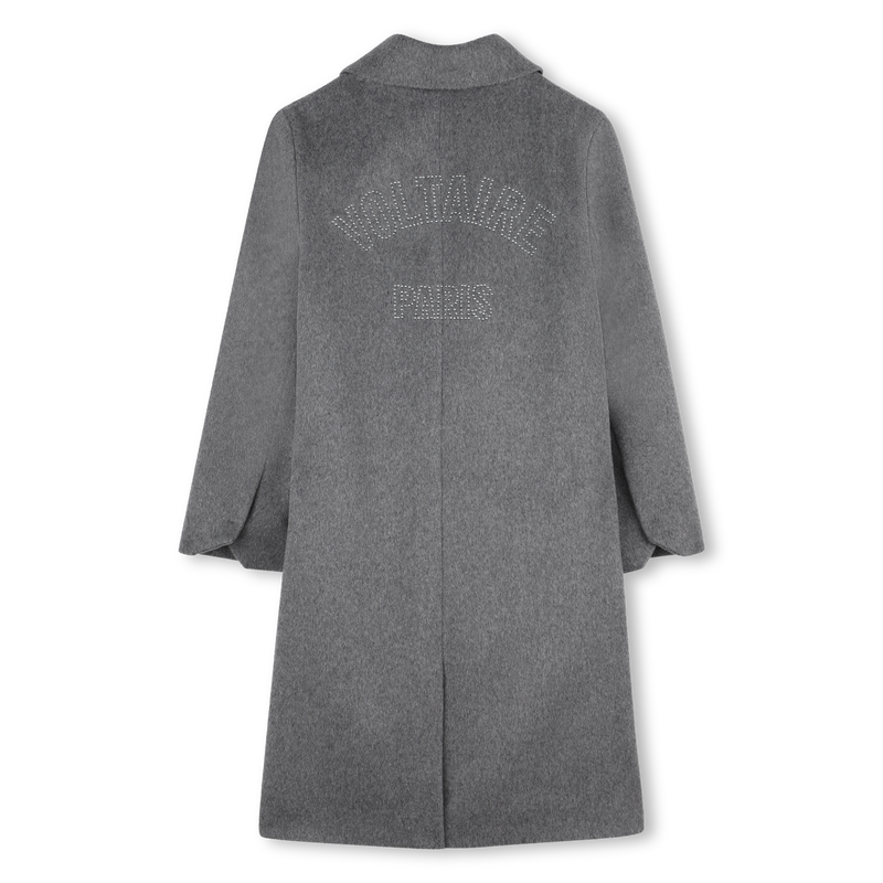 Abrigo largo de corte recto ZADIG & VOLTAIRE 
                        NI&Ntilde;A