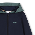 Sudadera con capucha con cremallera BOSS 
                    NI&Ntilde;O