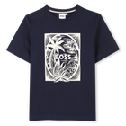 Camiseta algod&oacute;n manga corta BOSS 
                    NI&Ntilde;O
