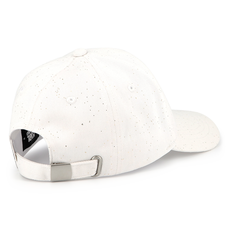 Gorra ajustable de algod&oacute;n KARL LAGERFELD KIDS 
                        NI&Ntilde;A