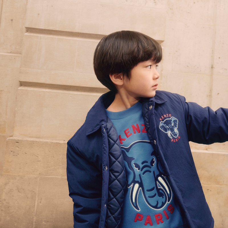 Chaqueta con cierre a presi&oacute;n KENZO KIDS 
                        NI&Ntilde;O