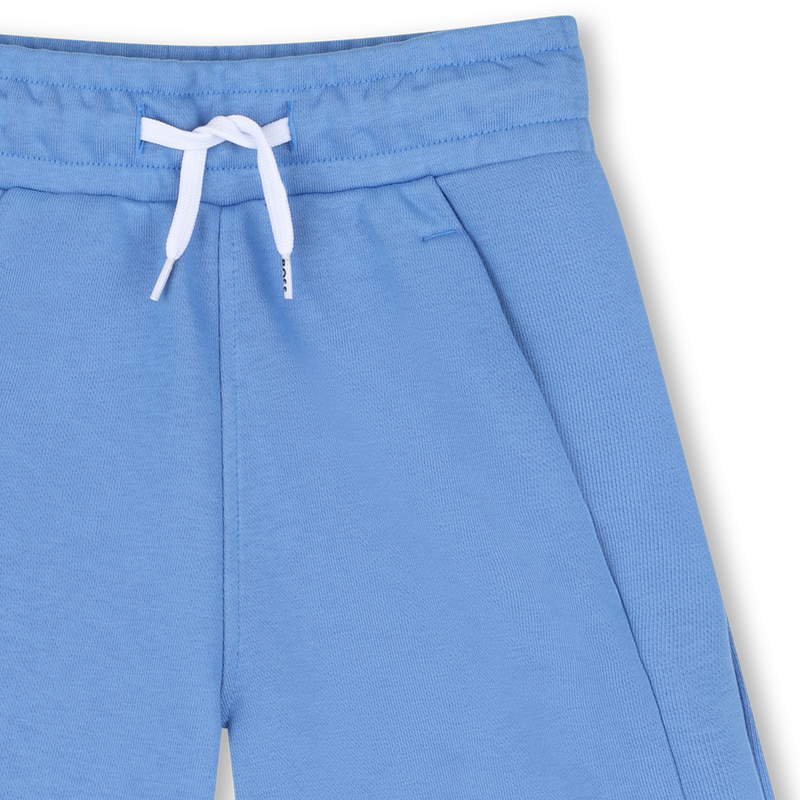 Bermudas de mulet&oacute;n liso BOSS 
                        NI&Ntilde;O