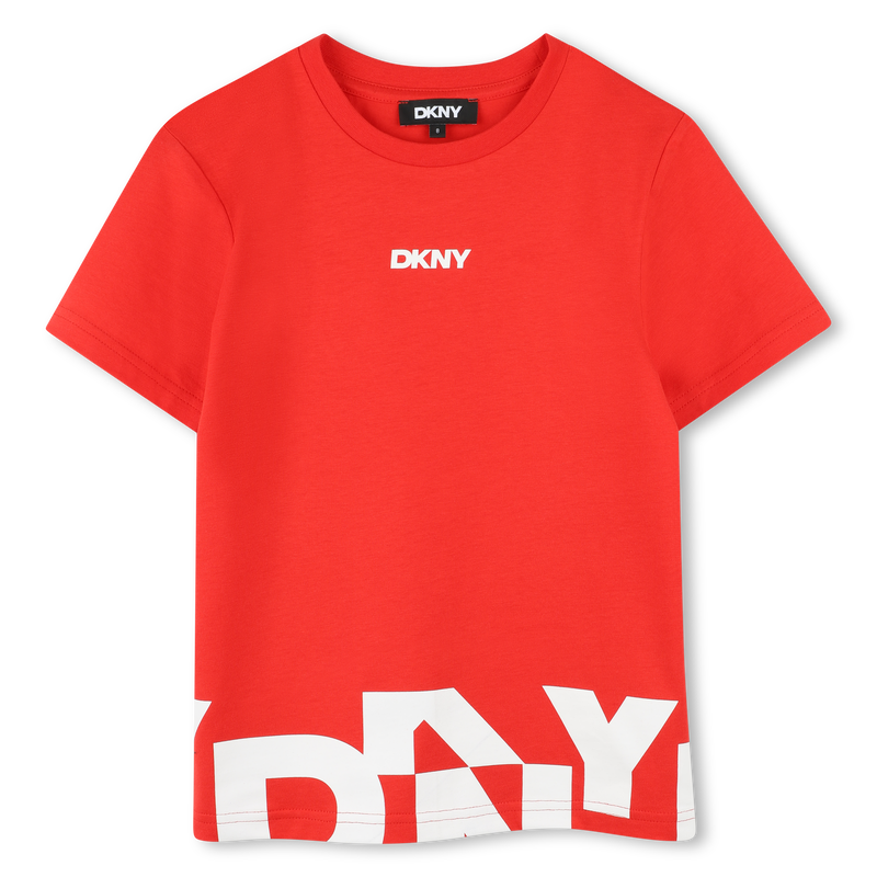Camiseta ancha de algod&oacute;n DKNY 
                        NI&Ntilde;O