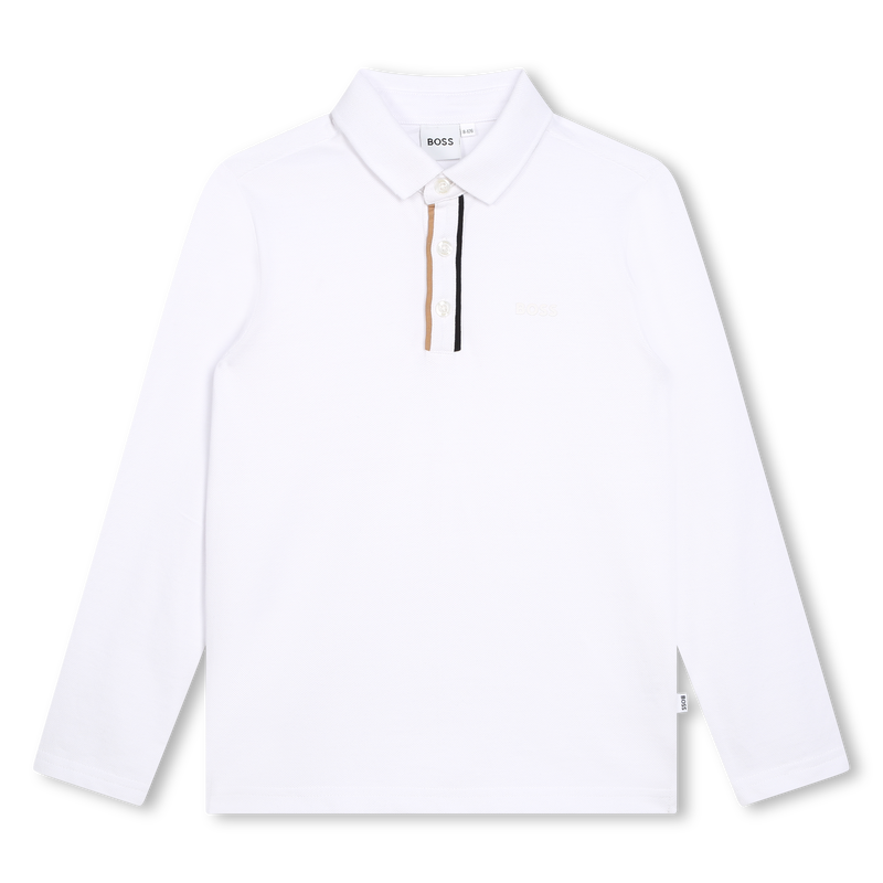 Polo de manga larga BOSS 
                        NI&Ntilde;O
