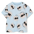 Conjunto de camiseta y pantal&oacute;n corto KARL LAGERFELD KIDS 
                    NI&Ntilde;O