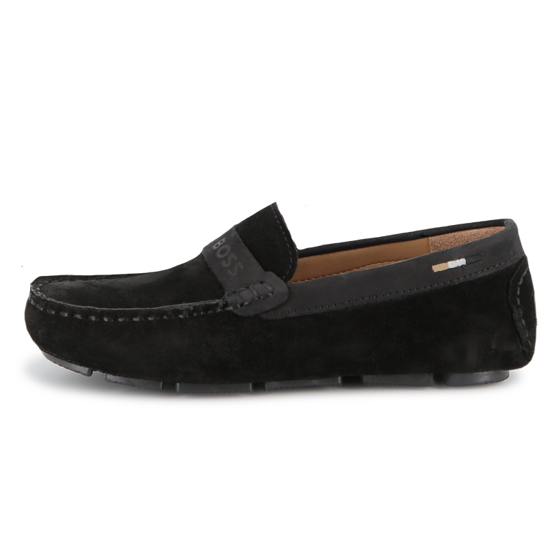 Mocasines de piel de vacuno BOSS 
                        NI&Ntilde;O