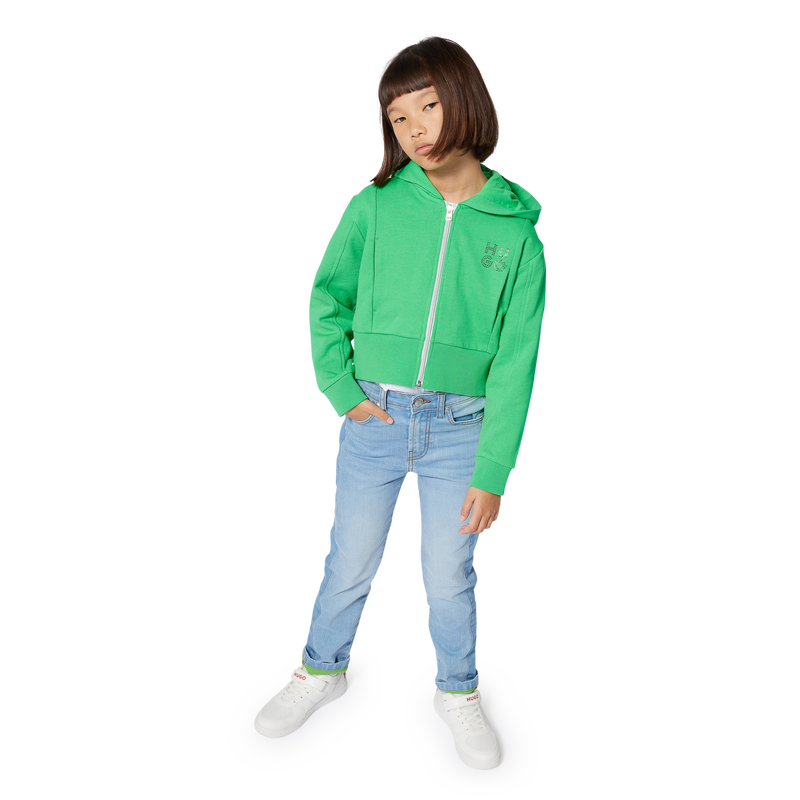 Deportivas cordones y velcro HUGO 
                        NI&Ntilde;O