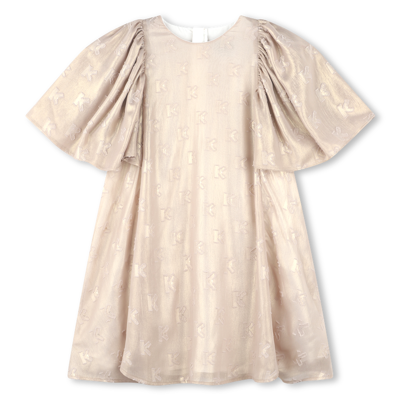 Vestido de jacquard lam&eacute; KENZO KIDS 
                        NI&Ntilde;A
