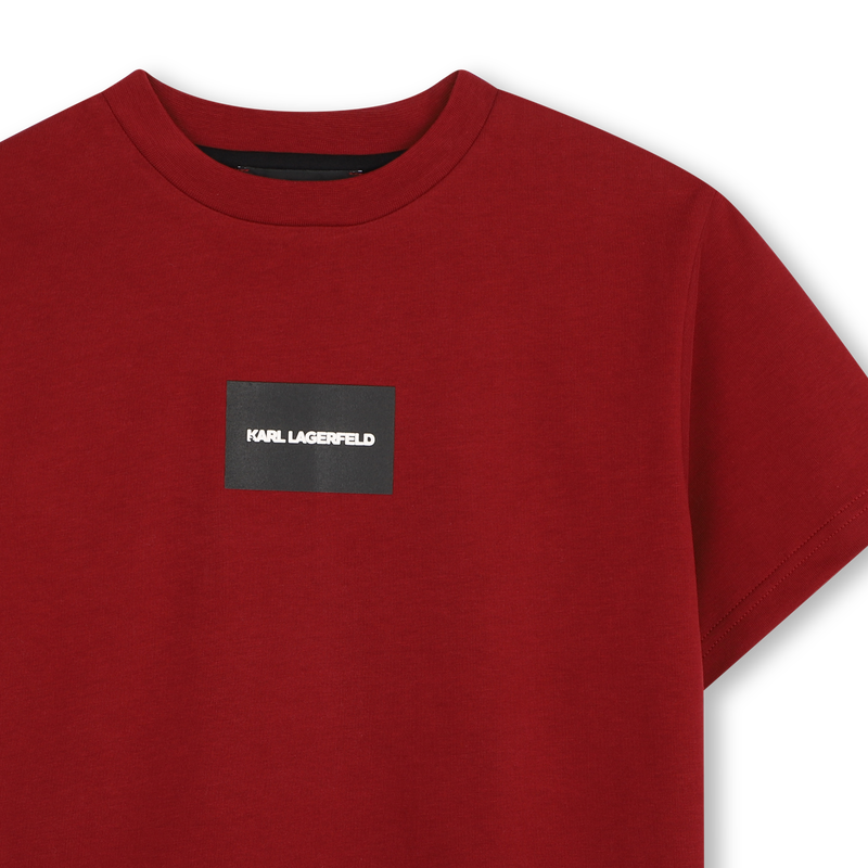 Camiseta de mangas cortas KARL LAGERFELD KIDS 
                        NI&Ntilde;O