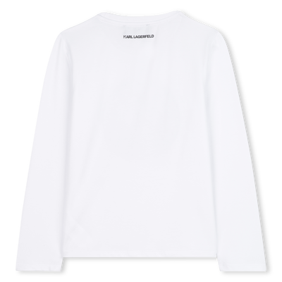 Camiseta de manga larga KARL LARGERFELD KIDS NIÑA