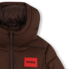Chaqueta acolchada con capucha HUGO 
                    NI&Ntilde;O