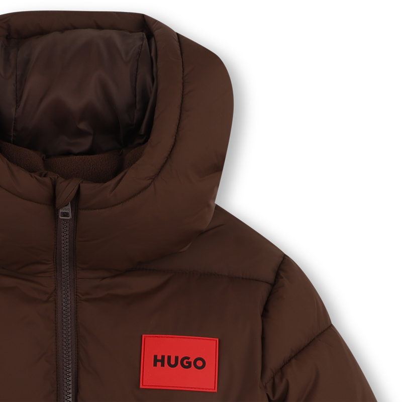 Chaqueta acolchada con capucha HUGO 
                        NI&Ntilde;O
