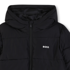 Plum&iacute;fero con capucha BOSS 
                    NI&Ntilde;O