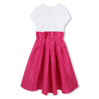 Vestido de gala de tafet&aacute;n KARL LAGERFELD KIDS 
                    NI&Ntilde;A