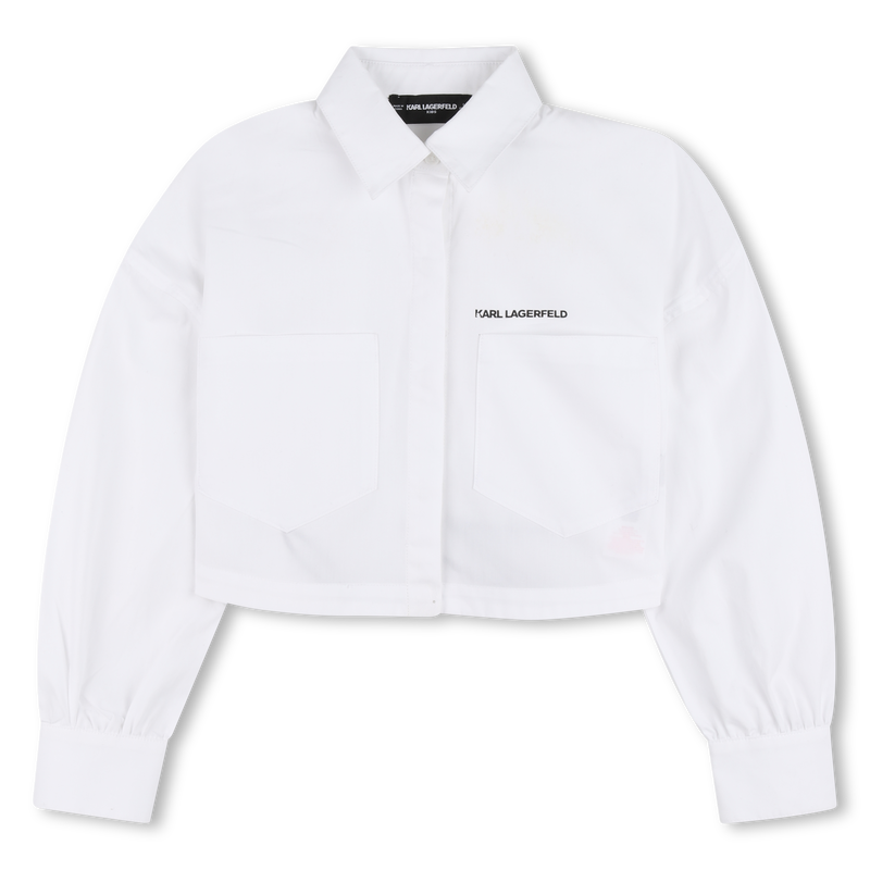 CAMISA DE MANGA LARGA KARL LAGERFELD KIDS 
                        NI&Ntilde;A