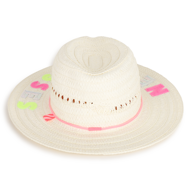 SOMBRERO BRILLANTE BILLIEBLUSH 
                        NI&Ntilde;A