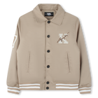 Cazadora acolchada de sarga KARL LAGERFELD KIDS 
                    NI&Ntilde;O