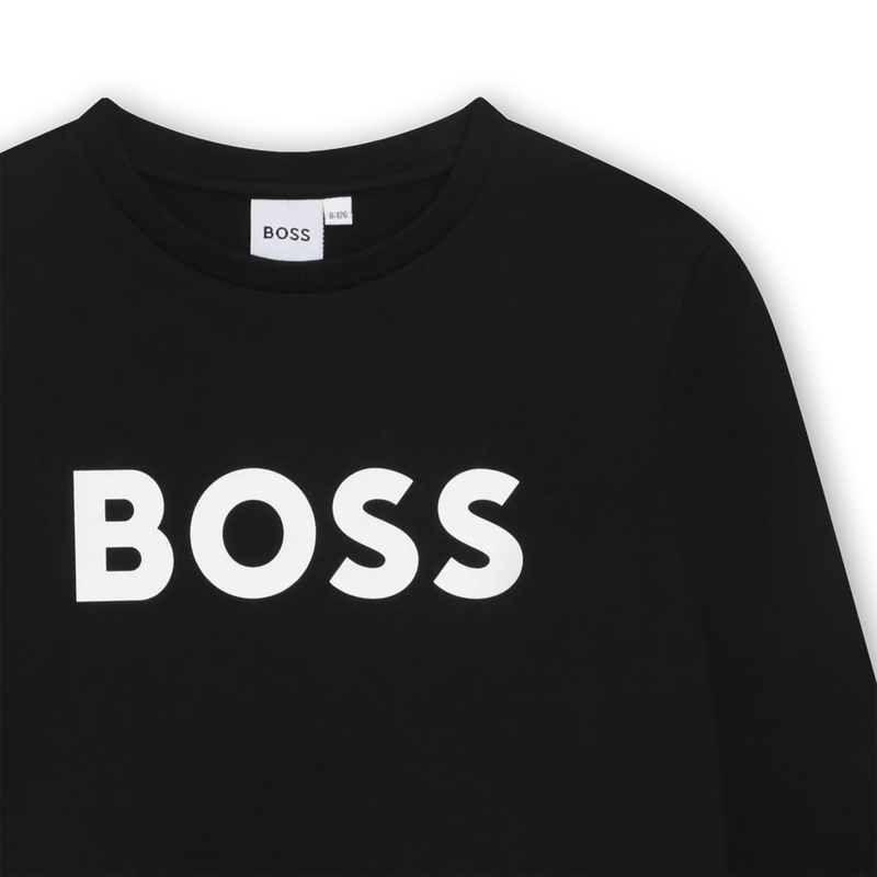 CAMISETA DE MANGA LARGA BOSS 
                        NI&Ntilde;O