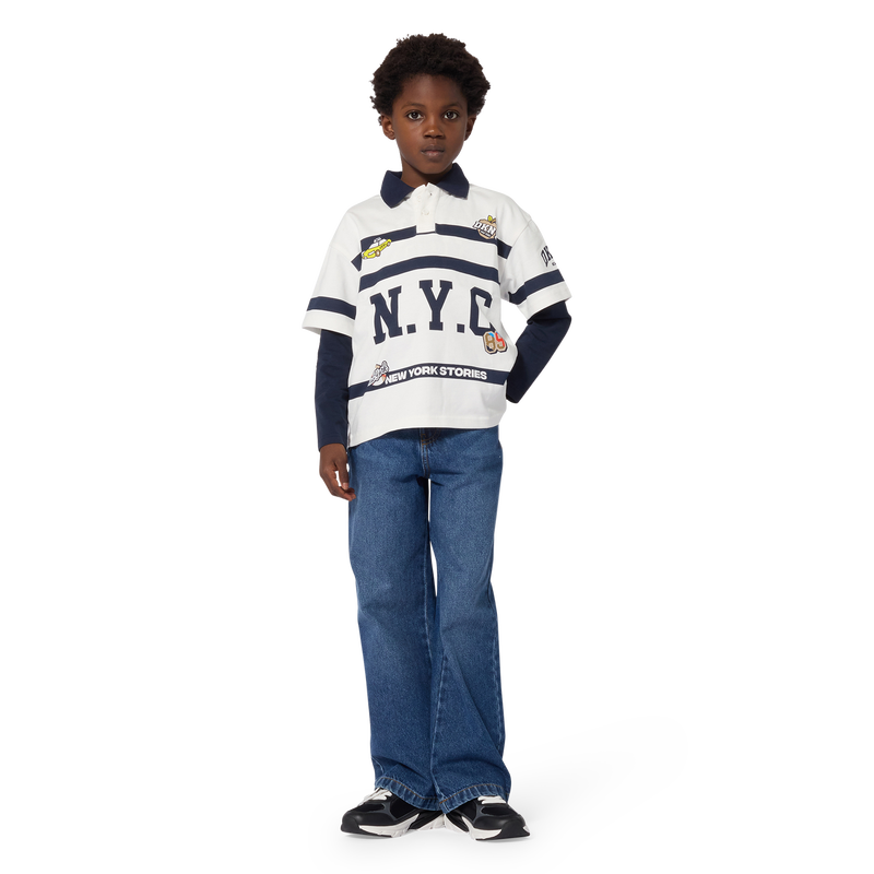 Polo de manga corta DKNY 
                        NI&Ntilde;O