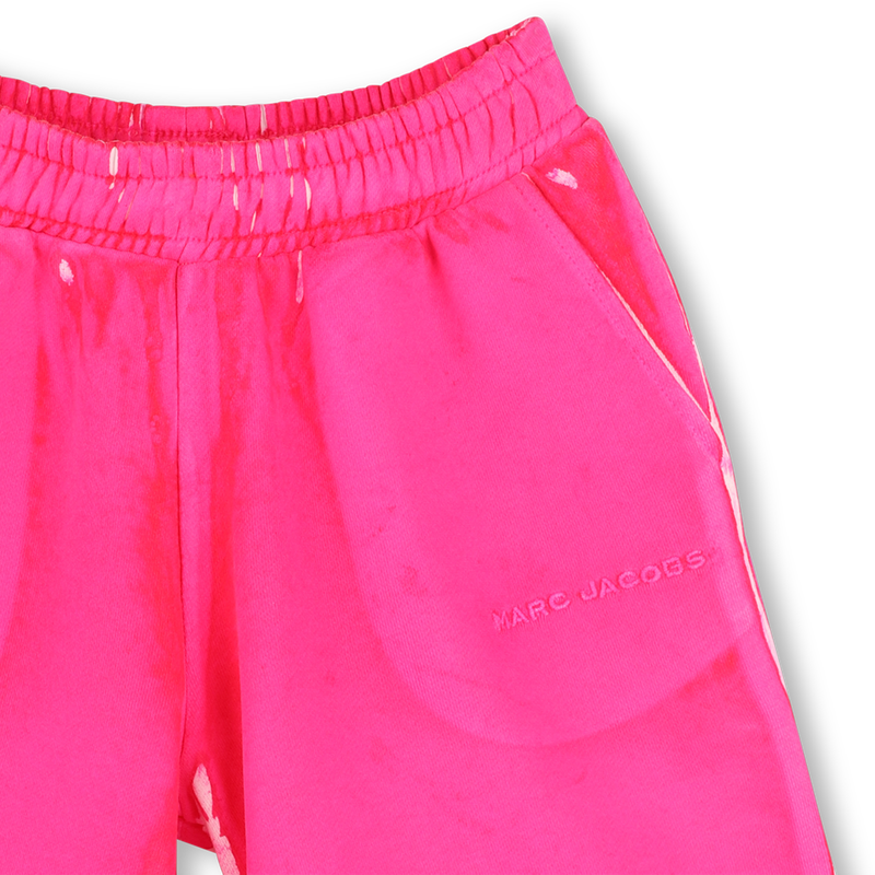 Bermudas de mulet&oacute;n bordadas MARC JACOBS 
                        UNISEXO