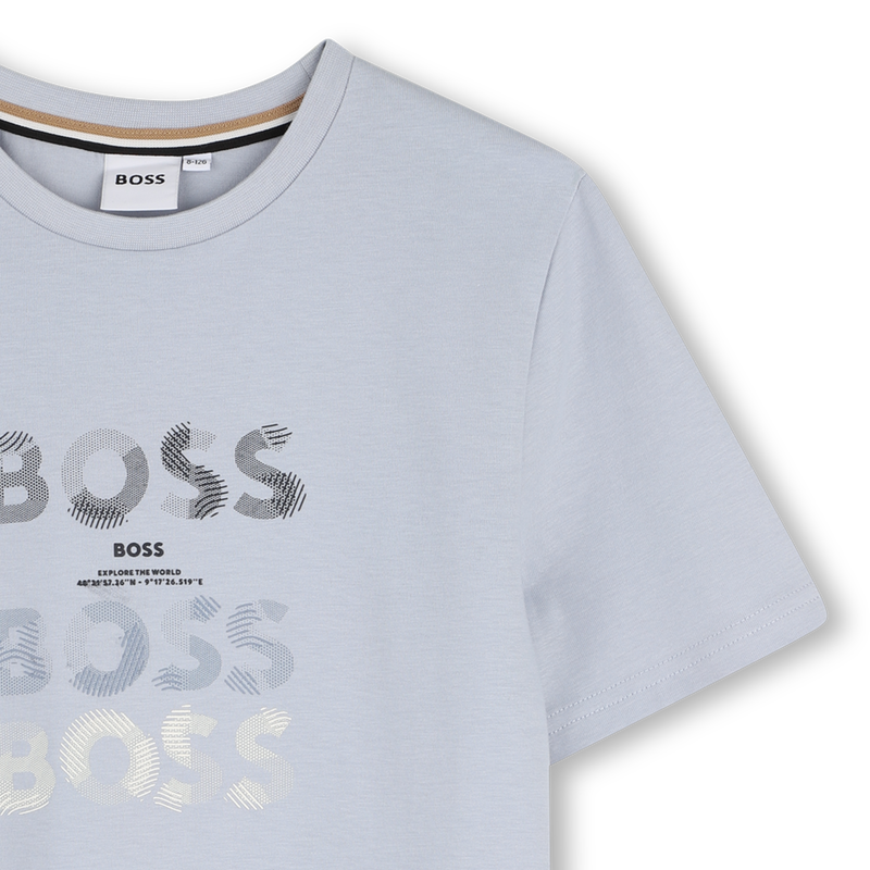 Camiseta de mangas cortas BOSS 
                        NI&Ntilde;O